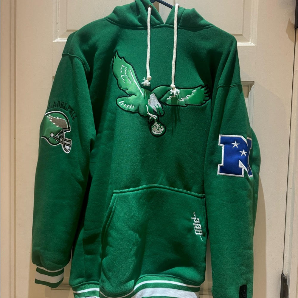 Eagles Hoodie, Kelly Green, Size Small
